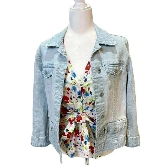 Veronica Beard Vea White Floral Multi Tie-Front Halter Top Size Size 8 - Picture 4 of 7